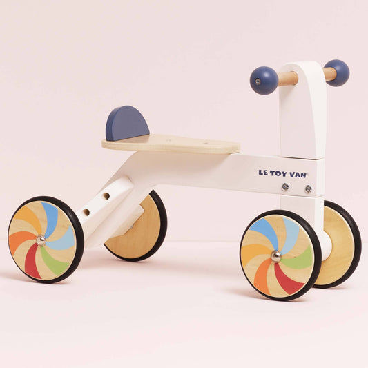 Wooden Rainbow Ride On Trike