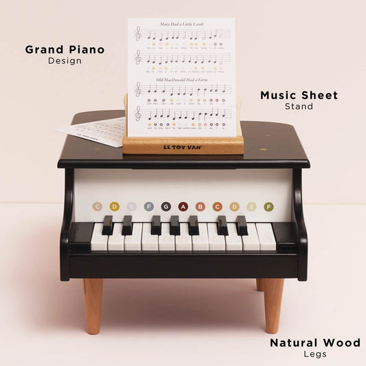 Wooden Grand Piano Toy