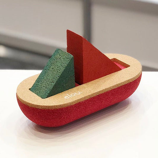 elou Sailing Boat Cork Bath Toy