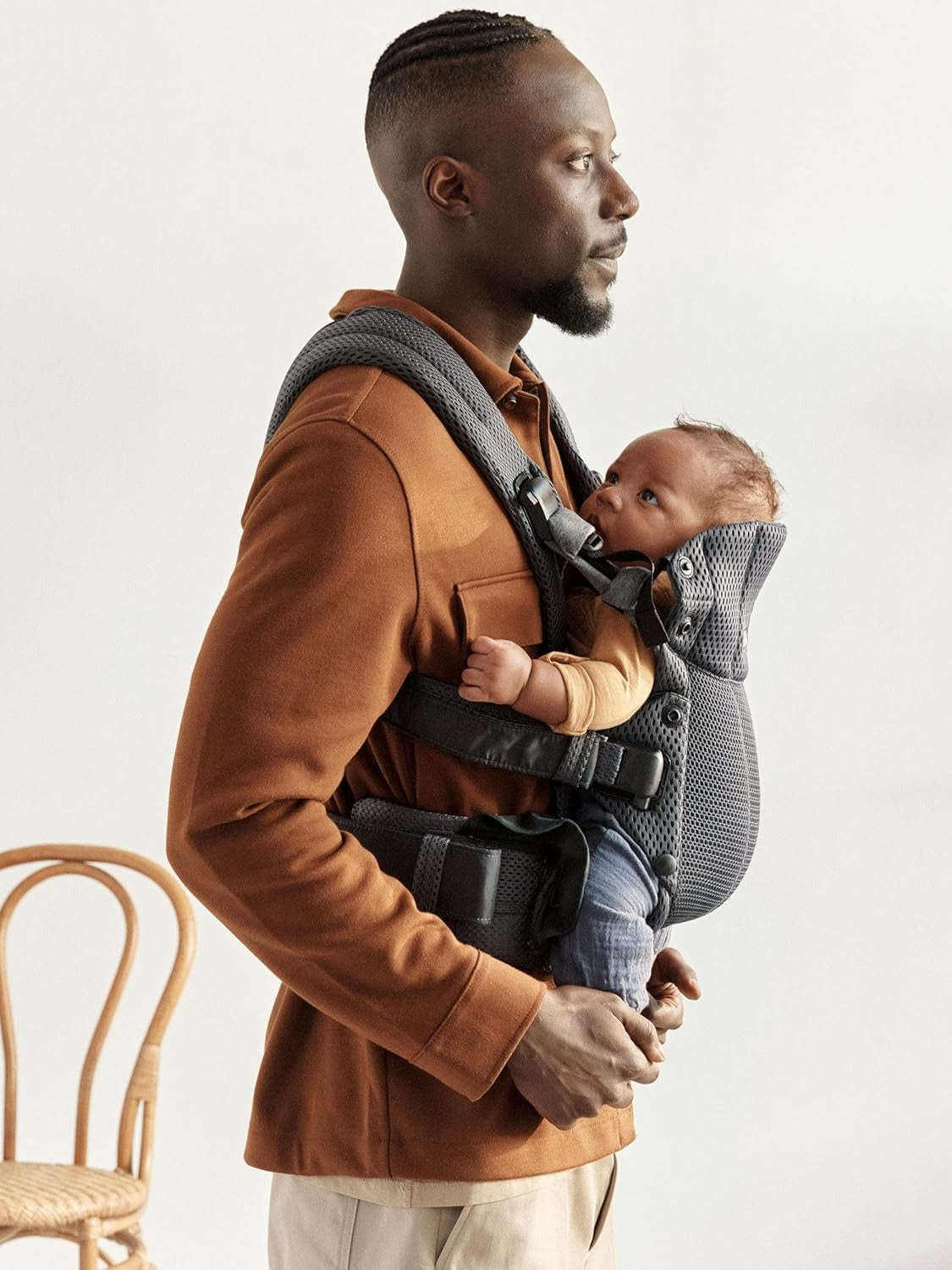 Breathable Adjustable Baby Carrier – Ergonomic Front & Back Support