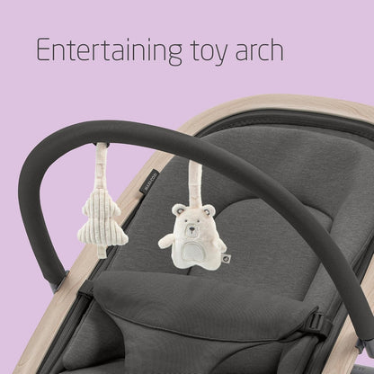 Comfort Baby Bouncer with Toys – Adjustable Soft Seat