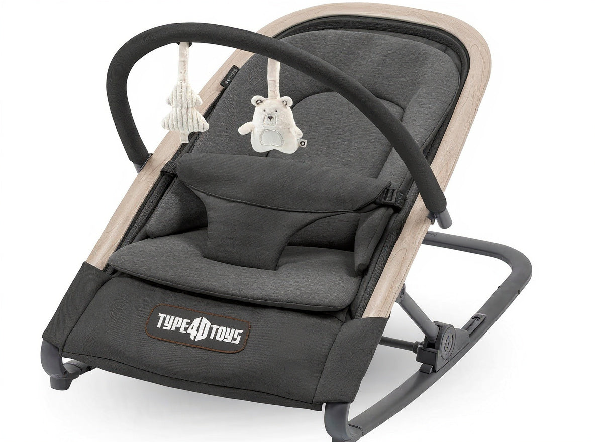 Comfort Baby Bouncer with Toys – Adjustable Soft Seat